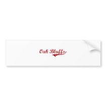 Oak Bluffs Massachusetts Classic Design Bumper Sticker