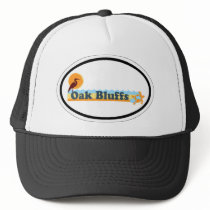 Oak Bluffs Oval Design. Trucker Hat