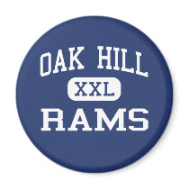 Oak Hill - Rams - High School - Elmer Louisiana magnets