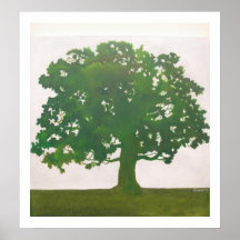 Oak in Spring Print