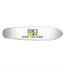 Oak Island. Custom Skateboard