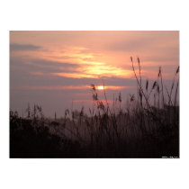 Oak Island, North Carolina - Sunrise posters by bpgisme Oak Island, North Carolina - Sunrise posters