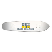 Oak Island. Custom Skateboard