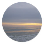 Oak Island Sunsets Round Stickers