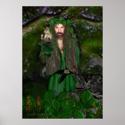 Oak King Print by Rockangel1