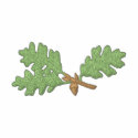 Oak Leaves embroidered shirts