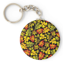 oak leaves keychains