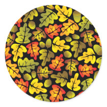 oak leaves sticker