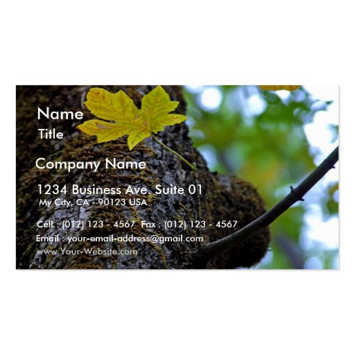 Oak Tree Business Card Templates