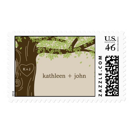 Oak Tree Custom Postage Stamp