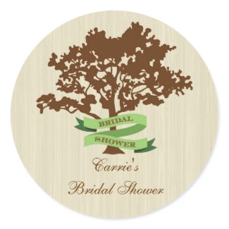 Oak Tree Fall Sticker