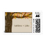Oak Tree Fall Wedding Custom Postage Stamp