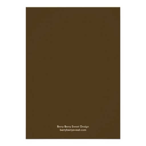 Oak Tree Fall Wedding Invitation