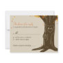 Oak Tree Fall Wedding RSVP / Response Card Custom Announcements