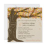 Oak Tree Fall Wedding Shower Invitation