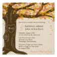 Oak Tree Fall Wedding Shower Invitation