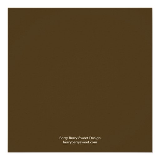 Oak Tree Fall Wedding Shower Invitation