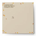 Oak Tree Fall Wedding - Square Envelope