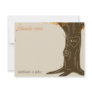 Oak Tree Fall Wedding Thank You Card Personalized Invites