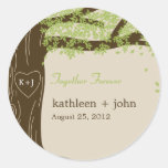 Oak Tree Favor Sticker