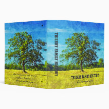 Oak Tree Painting 2" Family History Binder