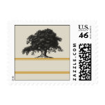 Oak Tree Plantation in Gold Stamps