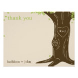 Oak Tree Thank You Card Invitations