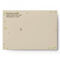 Oak Tree Wedding - A7 Envelope