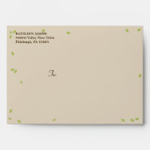 Oak Tree Wedding - A7 Envelope