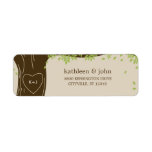 Oak Tree Wedding Address Labels labels