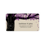 Oak Tree Wedding Address Labels labels
