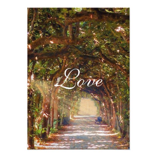 Oak Tree Wedding Invitation