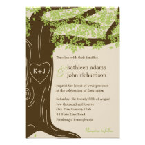 Oak Tree Wedding Invitation