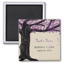 Oak Tree Wedding Magnet