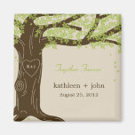 Oak Tree Wedding Magnet