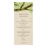 Oak Tree Wedding Menu Card Personalized Announcements