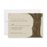 Oak Tree Wedding RSVP / Response Card Announcement