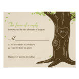 Oak Tree Wedding RSVP / Response Card Custom Announcement