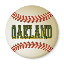 OAKLAND BASEBALL REFRIGERATOR MAGNET