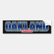 Oakland Bumper Bumper Stickers
