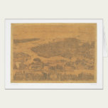 Oakland, CA. Panoramic Map 1881 (1231A) cards