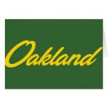 Oakland California Greeting Card