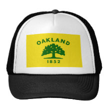 Oakland, California, United States flag Trucker Hat