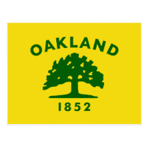 Oakland, California, United States flag Post Cards