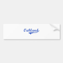 Oakland City Classic Bumper Stickers