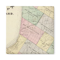 Oakland index map fridge magnet