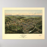 Oakland Maryland 1906 Antique Panoramic Map Posters