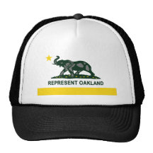 Oakland State Flag (Light) Mesh Hat