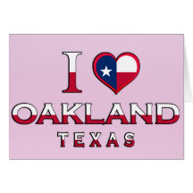 Oakland, Texas Greeting Card