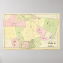 Oaklands and Smith Plat Atlas Map Posters